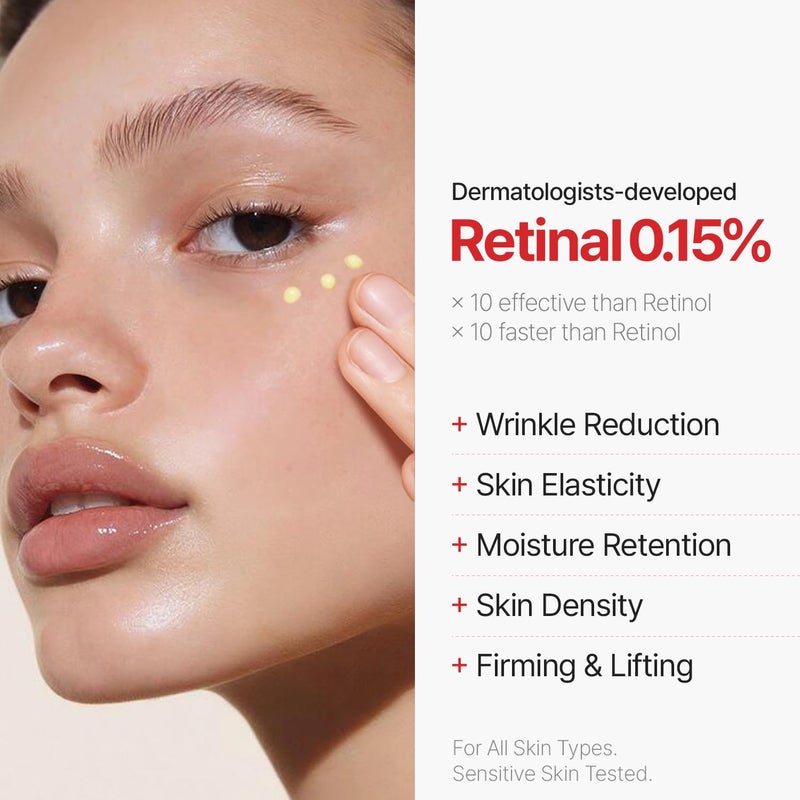 Dr.Different VITALIFT-A Fortessimo Retinal 0.15% - Clinical Grade Anti-Aging Cream for Wrinkle Reduction, Elasticity, Hydration, Lifting with Vita A, K-Skincare made by Korean Dermatologist, 1.06oz - Image 3